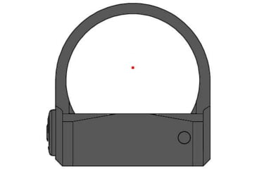 Image of Gideon Optics Omega Reflex Sights, 3 MOA Red Single Dot Reticle, Black, OM50RD