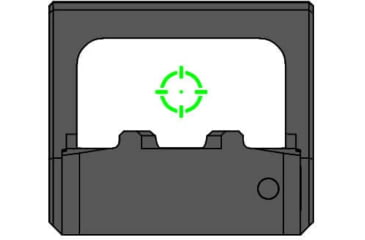 Image of Gideon Optics Rock Reflex Sights, 3 MOA Green Dot Reticle, Black, RK10GN