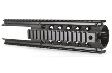 Image of Global Military Gear Gm Qr1l Ar15 Quad Rail With Two Protruding Rails