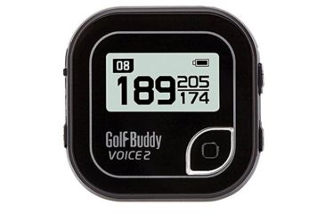Image of Golf Buddy Voice 2 Golf GPS/Rangefinder, Black/Silver GB7VOICE2BLKSIL