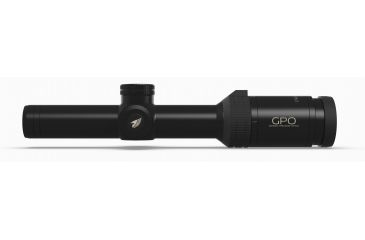 Image of German Precision Optics GPOTAC 6X 1-6x24i Rifle Scope, Horseshoe reticle, Black Matte RT610