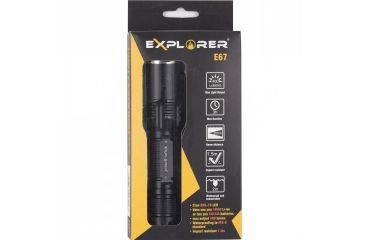 Image of Greatlite Cree LED 400 Lumens E67 Tactical Flashlight, Black, EXPE67