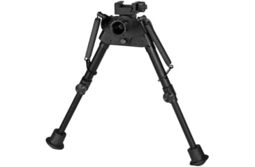 Image of Harris Engineering Picatinny Self Level Sporting BiPod with Hinged Base, 6-9 in, Black, S-BR2P