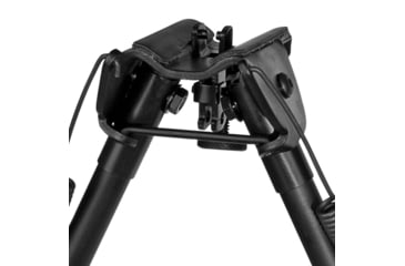 Image of Harris Engineering Rotate Self Level Sporting BiPod with Solid Base, 9-13 in, Black, 1A2-L2
