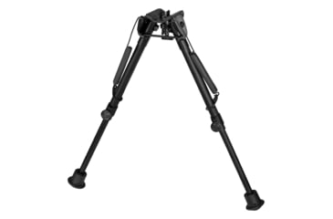 Image of Harris Engineering Rotate Self Level Sporting BiPod with Solid Base, 9-13 in, Black, 1A2-L2
