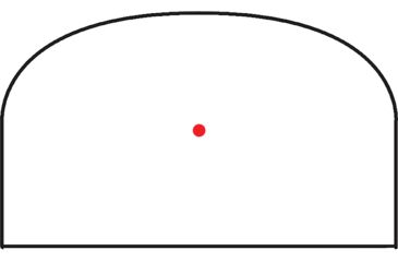 Image of Hawke Sport Optics 1x Reflex 5 MOA Weaver Rail Red Dot Sight, Green 12131