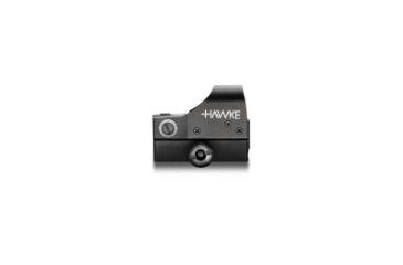 Image of Hawke Sport Optics 1x Reflex 5 MOA Weaver Rail Red Dot Sight, Green 12131