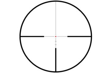 Image of Hawke Sport Optics Endurance 4-12X42 LR Dot IR Rifle Scope, Black 16121