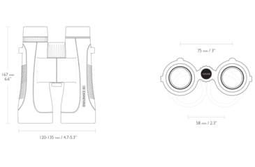 Image of Hawke Sport Optics Endurance ED 10x50mm Roof Prism Binoculars, Black, 36208