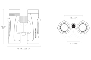 Image of Hawke Sport Optics Endurance ED 8x32mm Roof Prism Binoculars, Black, 36200