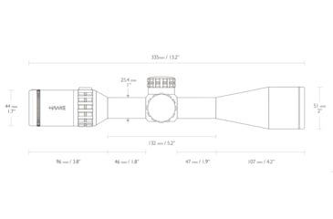 Image of Hawke Sport Optics Frontier Rifle Scope, 3-15x44mm SF, 1in, SFP, Mil Pro IR Reticle, Black, 18120