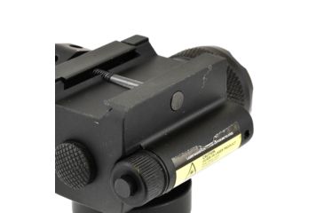 Image of Hawke Sport Optics Red Laser/LED Flashlight Foregrip, CR123A, Red/White, Black, 43111