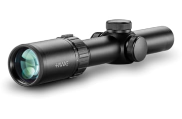 Image of Hawke Sport Optics Vantage Rifle Scope, 1-4x24mm, 30mm Tube, 1/2 MOA, Fiber Dot Reticle, Black, 14500