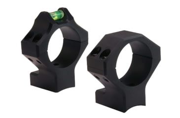 Image of EDEMO Hawkins Precision 30mm Remington Long Range Hybrid Rings, Long Action, .6in, Black, 910-30-H-LA-R-1-4, EDEMO2
