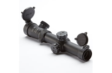Image of Hi-Lux Optics CMR Illuminated Tactical Rifle Scope, 1-4x24mm, 30mm Tube, Second Focal Plane, Illuminated 122 Grain 7.62X39R Green BDC Reticle, Black, CMR-AK762