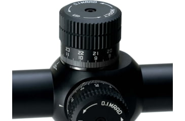 Image of Hi-Lux Optics PR5 5-25X56mm Rifle Scope, 34mm Tube, First Focal Plane, TRACR Reticle, Green Illumination, Matte Black, Small, PR525X56