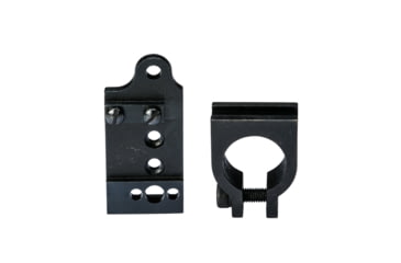 Image of Hi-Lux Optics Round Barrel Off-Set Mounting Kit, 0.875'' Barrel OD, Matte Black, Small, RBOSMT875