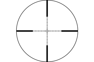 Image of Hi-Lux Optics Sporter 3-12x44mm Rifle Scope, 1in Tube, Side Focus, 1/4 MOA Capped Turrets, Mil Dot Reticle, Matte Black, SPG312X44M