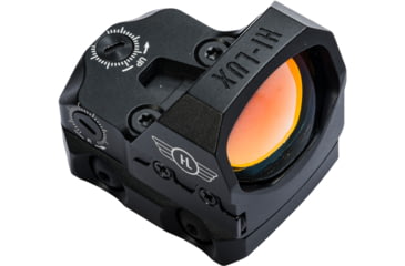 Image of Hi-Lux Optics Tac-Dot Open Reflex Red Dot Sight, 32 MOA Segmented Circle / 3 MOA Dot Reticle, Black, TD-3C