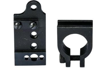 Image of Hi-Lux Optics Round Barrel Off-Setin Mounting Kit, 0.825in Barrel OD, Matte Black, RBOSMT