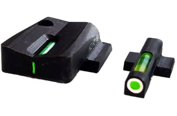 Image of HiViz Litewave H3 Tritium/Litepipe Sight Set, S&amp;W M&amp;P Shield, MPSN321