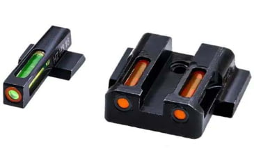 Image of HiViz LiteWave H3 Tritium/Litepipe Pistol Night Sight Set - Fits All S&amp;W M&amp;P Full Size &amp; Compact In All Calibers, Except M&amp;P CORE/ 22/ Long Slide