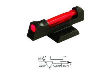 Image of Hiviz NV1911, Novak 1911 Front Sight, Red/Green NV1911