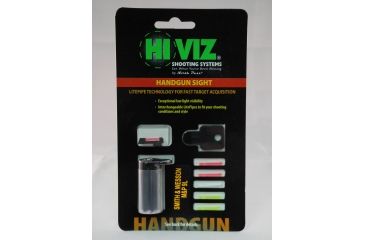 Image of Hiviz SW2010, S&amp;W M&amp;P9L Front Sight, Interchangeable, Red/Green SW2010