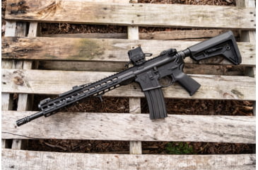 Image of Holosun Advanced Enclosed Micro Reflex Red Dot Sight, 1x 1.1 x 0.87 in, 2 MOA Red Dot Reticle, Black Anodized, AEMS-211301