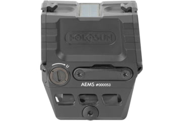 Image of Holosun Advanced Enclosed Micro Reflex Red Dot Sight, 1x 1.1 x 0.87 in, 2 MOA Red Dot Reticle, Black Anodized, AEMS-211301
