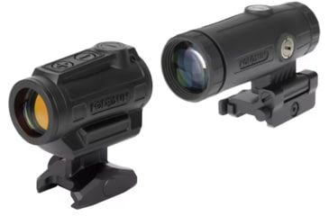 Image of Holosun ARO Advanced Rifle Optic 1x22mm Reflex Red Dot Sight, Red 2MOA Dot Reticle w/ HM3X Magnifier, Black, ARO-RD2 &amp; HM3X