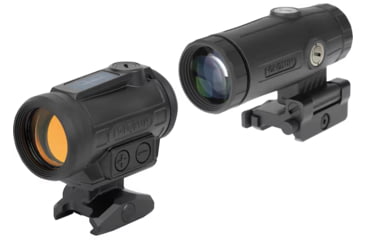 Image of Holosun ARO-EVO-SPR 1x26mm Reflex Red Dot Sight, Red 1.5 MOA Dot/65 MOA Circle/3 Dot BDC Special Purpose Reticle w/ HM3X Magnifier, Black, ARO-EVO-SPR-RD &amp; HM3X
