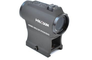 Image of Holosun Circle Micro Red Dot Sight, 2 MOA Dot, 65 MOA Circle, Black, HS503BU