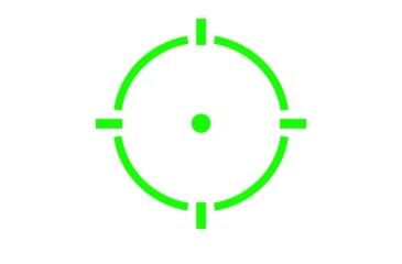 Image of Holosun Elite 65 MOA Circle / 2 MOA Dot Reticle Green LED Dot Sight, Black, HE515GM-GR Elite
