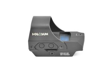 Image of Holosun Flagship Open Reflex 2MOA Dot / 65MOA Ring, Black, HE510C-GR ELITE