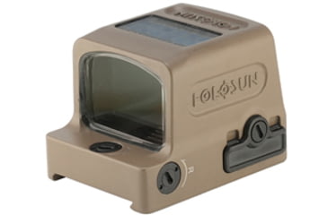 Image of Holosun HE509T X2 Enclosed Reflex Optical Red Dot Sight, 2x 0.66 x 0.9 in, Red LED, Flat Dark Earth, HE509T-RD X2 FDE