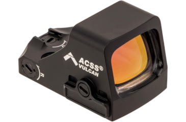Image of Holosun HS507K Compact Pistol Reflex Red Dot Sight, 2x 0.58 x 0.77 in, MOA Red ACSS Vulcan Reticle, Black, HS507K-X2-ACSS