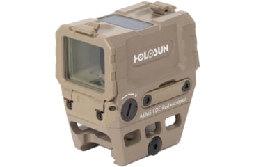 Image of Holosun OPMOD AEMS Red Dot Sight, Red MRS, 2 MOA Dot, Flat Dark Earth, AEMS 211311