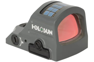 Image of Holosun OPMOD HS507C-GR-X2 1x Reflex Red Dot Sight, Green 2 MOA Dot and 32 MOA Circle, Wolf Gray, HE507C-GR-X2 WG