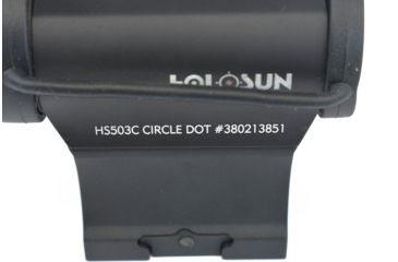 Image of Holosun PARALOW HS503C Circle Dot Sight, Black, 133X54X72mm, HS503C