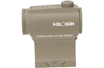 Image of Holosun Red Dot Sight, Flat Dark Earth, HS403B-FDE