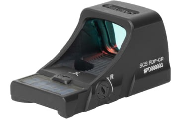 Image of Holosun SCS Solar Charging Sight for Walther PDP 2.0, 2 MOA Dot/32 MOA Circle Green Reticles, Black, SCS-PDP-GR