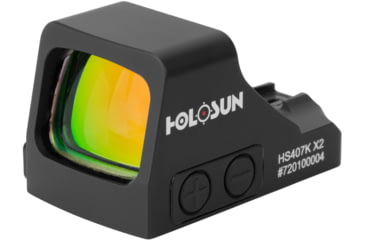 Image of Holosun Sub-compact HS407K-X2 Dot Red Dot Sight, 1x, 6 MOA, Black, HS407K-X2
