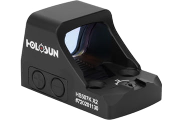 Image of Holosun Sub-compact HS507K-X2 Dot Red Dot Sight, 1x, 2 MOA, Black, HS507K-X2