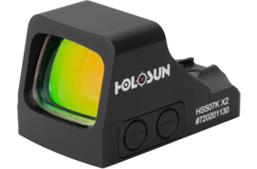 Image of Holosun Sub-compact HS507K-X2 Dot Red Dot Sight, 1x, 2 MOA, Black, HS507K-X2