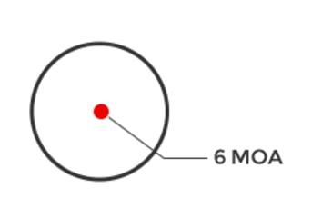 Image of Holosun Sub-compact HS407K-X2 Dot Red Dot Sight, 1x, 6 MOA, Black, HS407K-X2