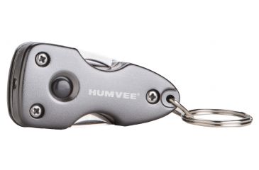 Image of Humvee 9-Bulb LED Flashlight and Keychain Tool Set, 2-Piece, Silver HMV-CP-6GRY