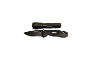 Image of Humvee Tactical Knife and Light Set, Black HMV-TFLK1-COMBO