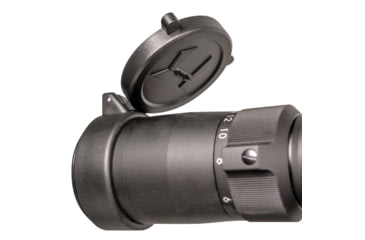 Image of Huskemaw Blue Diamond Flip-Up Scope Lens Caps, 5-20x50mm, Black, 20SFC520