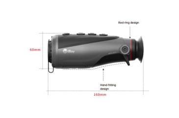 Image of Infiray AFFO Series 25mm Thermal Imaging Monocular, Gray, Medium, AFFO AL25